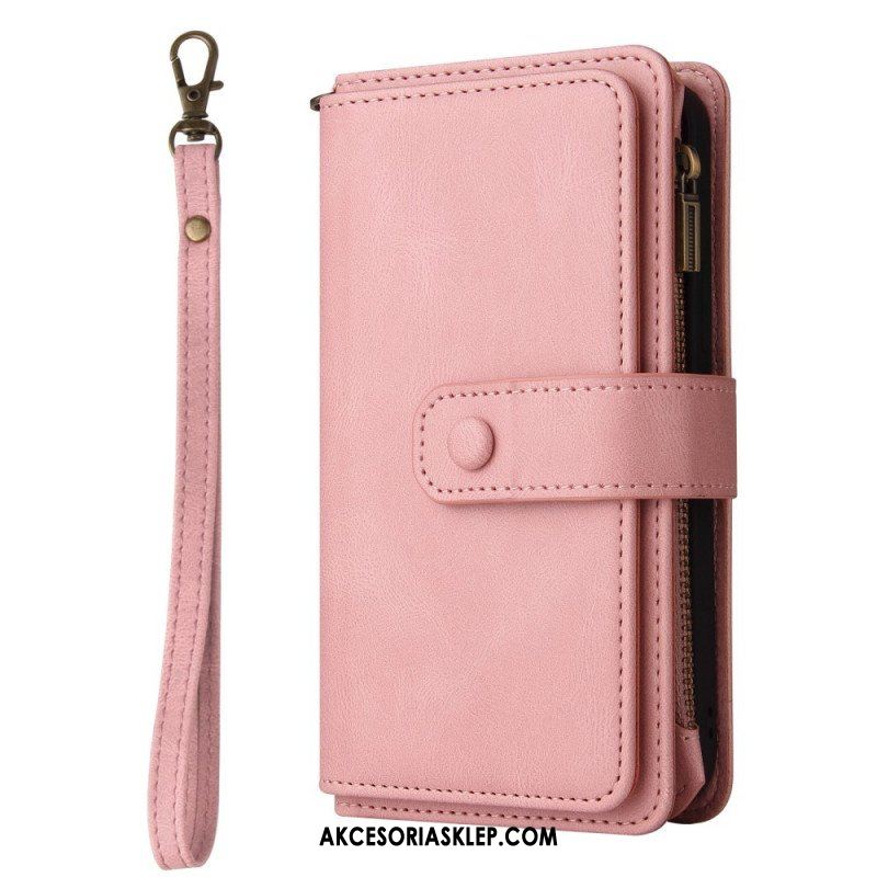 Etui Folio do Samsung Galaxy Z Fold 3 5G Wielofunkcyjny Uchwyt Na Karty