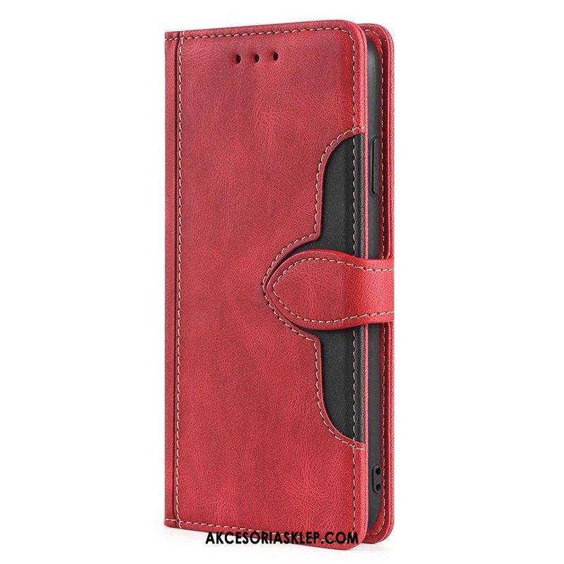 Etui Folio do Sony Xperia 1 IV Dwukolorowy Kwiatowy