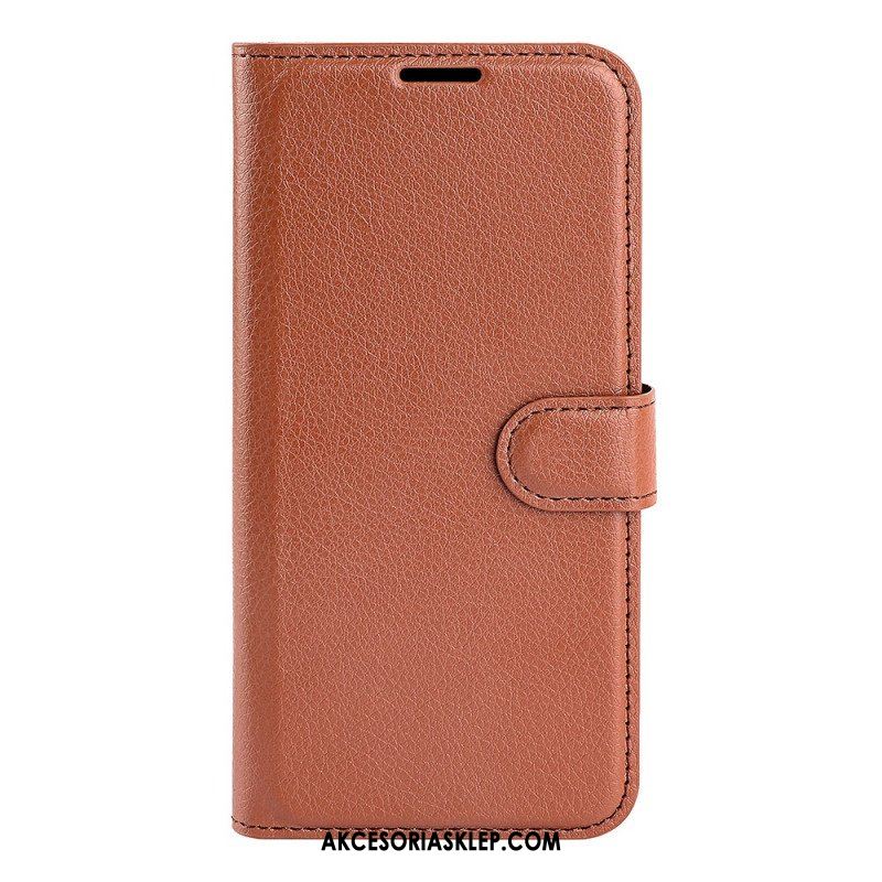 Etui Folio do Sony Xperia 1 IV Klasyczne Liczi