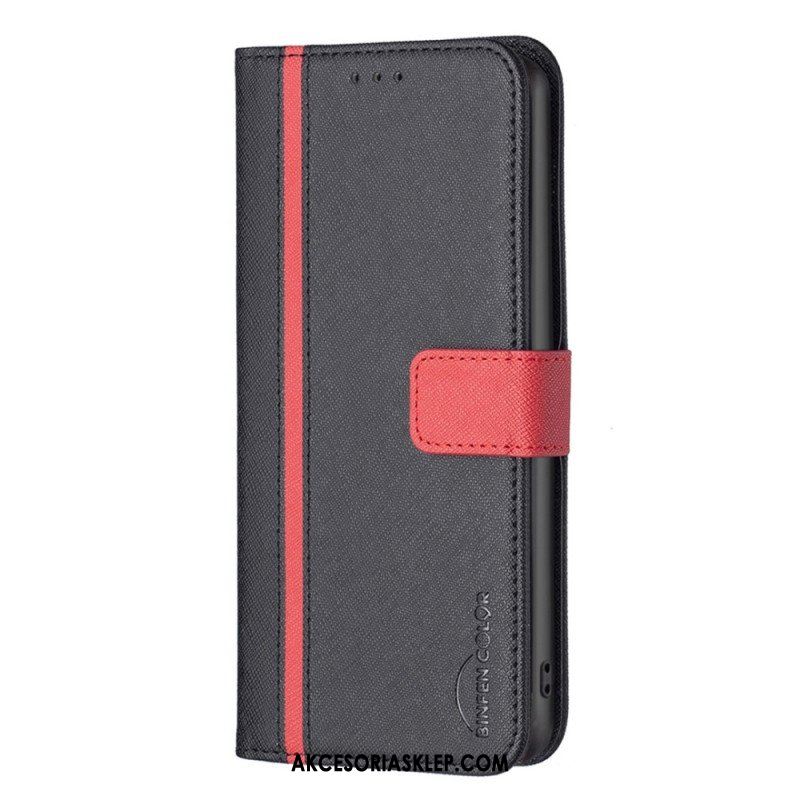 Etui Folio do Xiaomi 12 / 12X Dwukolorowy Kolor Binfen