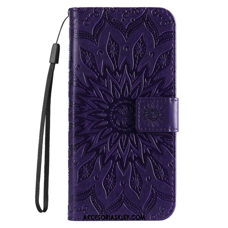 Etui Folio do Xiaomi 12 Lite Mandala Sun Ze Smyczą