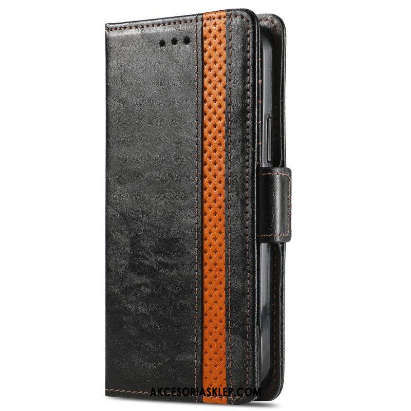 Etui Folio do Xiaomi 12 Pro Dwukolorowe Podwójne Zapięcie