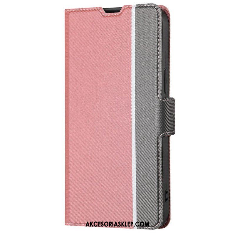 Etui Folio do Xiaomi 12T / 12T Pro Ultra Cienki Dwukolorowy