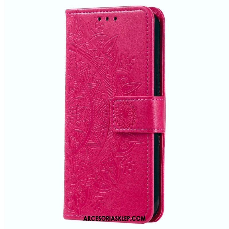 Etui Folio do Xiaomi 13 Mandala Sun Ze Smyczą