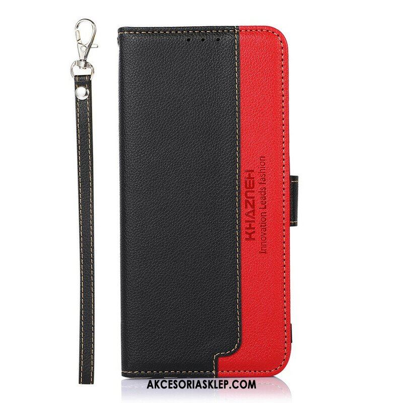 Etui Folio do Xiaomi Redmi Note 10 5G Rfid W Stylu Liczi