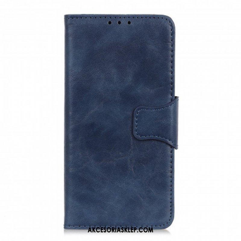 Etui Folio do Xiaomi Redmi Note 10 Pro Skórzany Futerał Klapa Magnetyczna