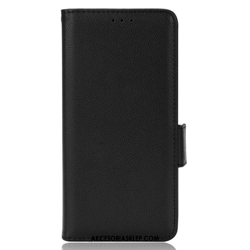 Etui Folio do Xiaomi Redmi Note 11 / 11S Tekstura Liczi