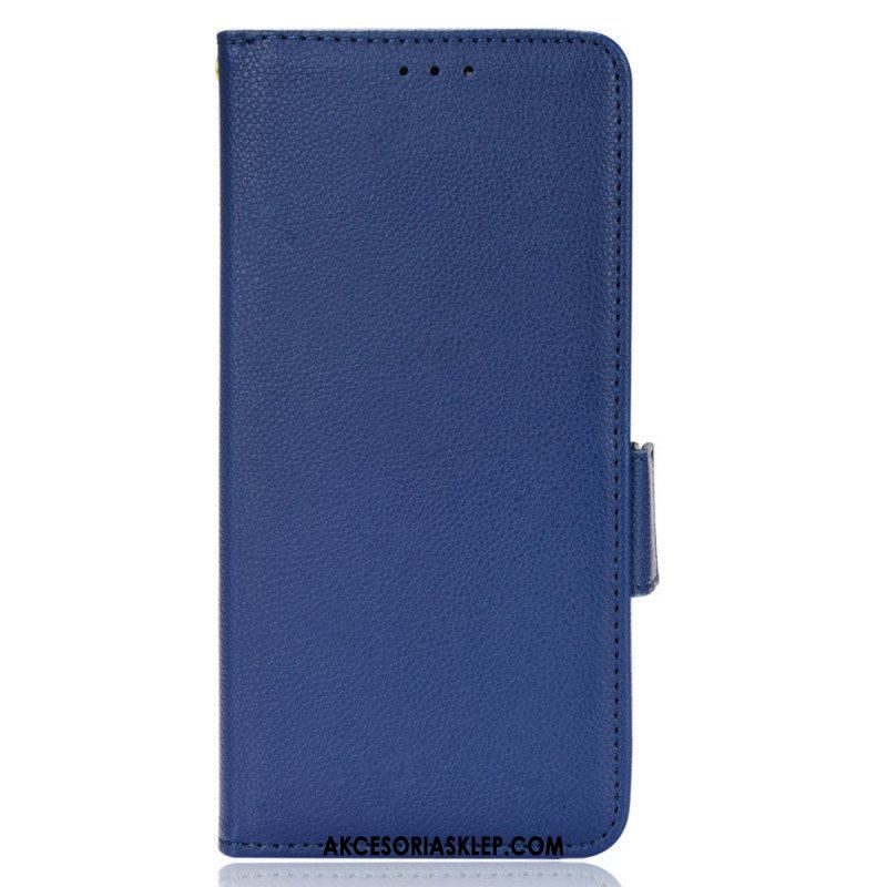 Etui Folio do Xiaomi Redmi Note 11 / 11S Tekstura Liczi