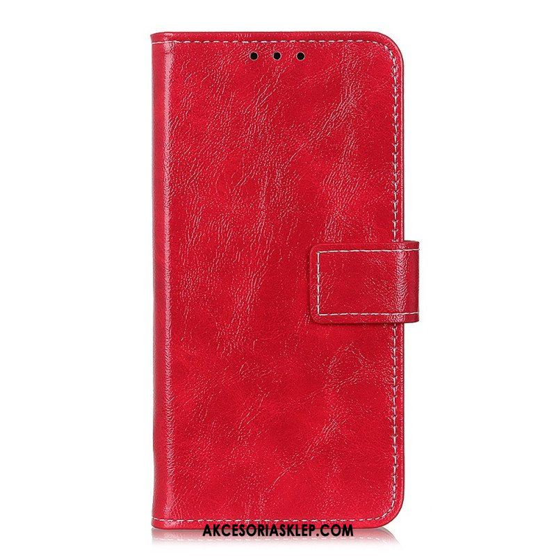 Etui Folio do Xiaomi Redmi Note 11 Pro / 11 Pro 5G Błyszczące I Odsłonięte Szwy