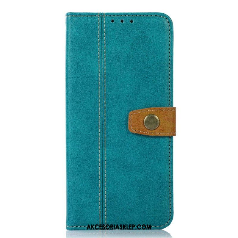 Etui Folio do Xiaomi Redmi Note 12 4G Taśma Tapicerska