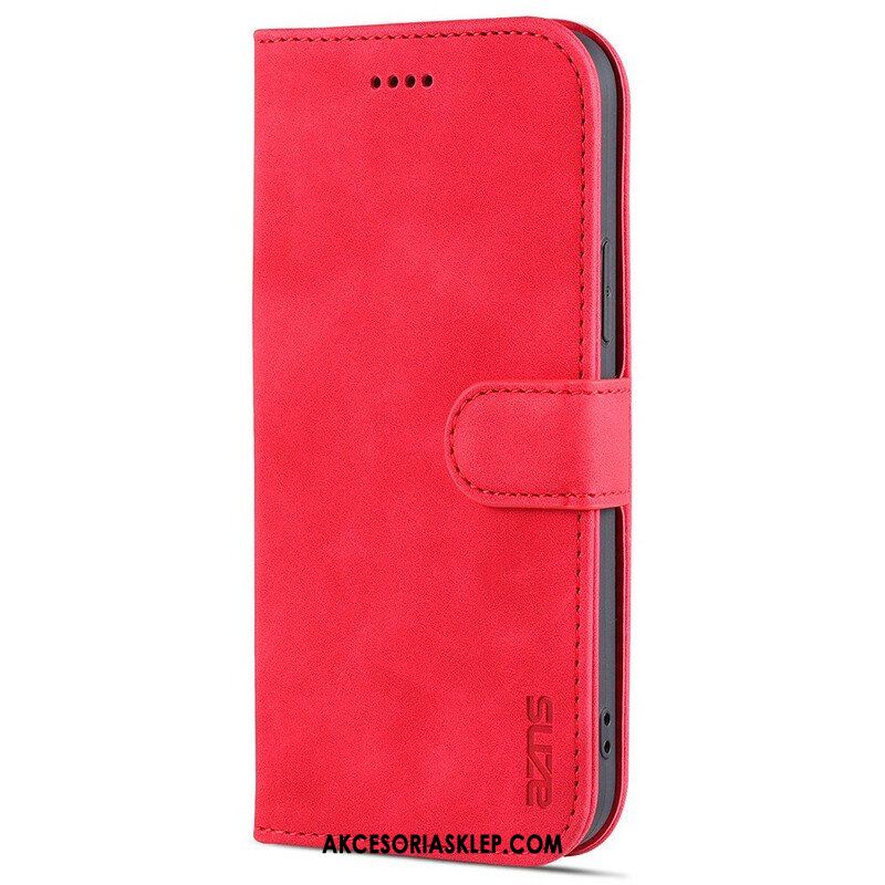 Etui Folio do iPhone 13 Pro Sztuczna Skóra Azns