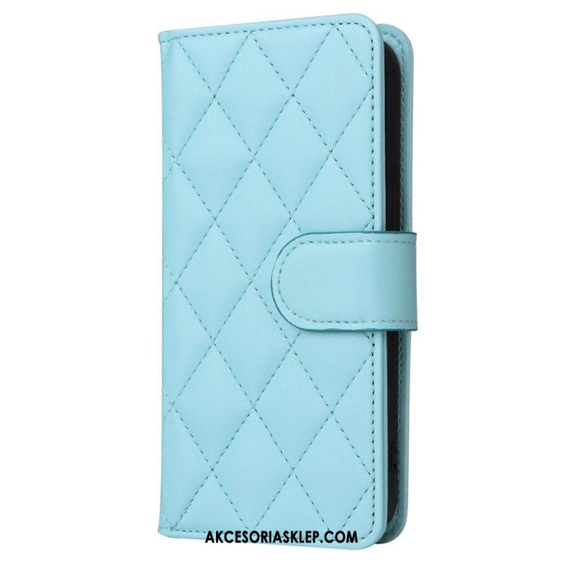 Etui Folio do iPhone 14 Pikowany Styl