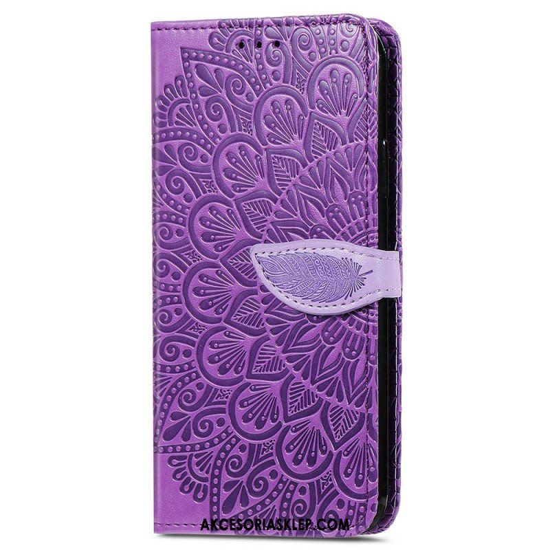 Etui Folio do iPhone 15 Pro Max Liść Plemienny