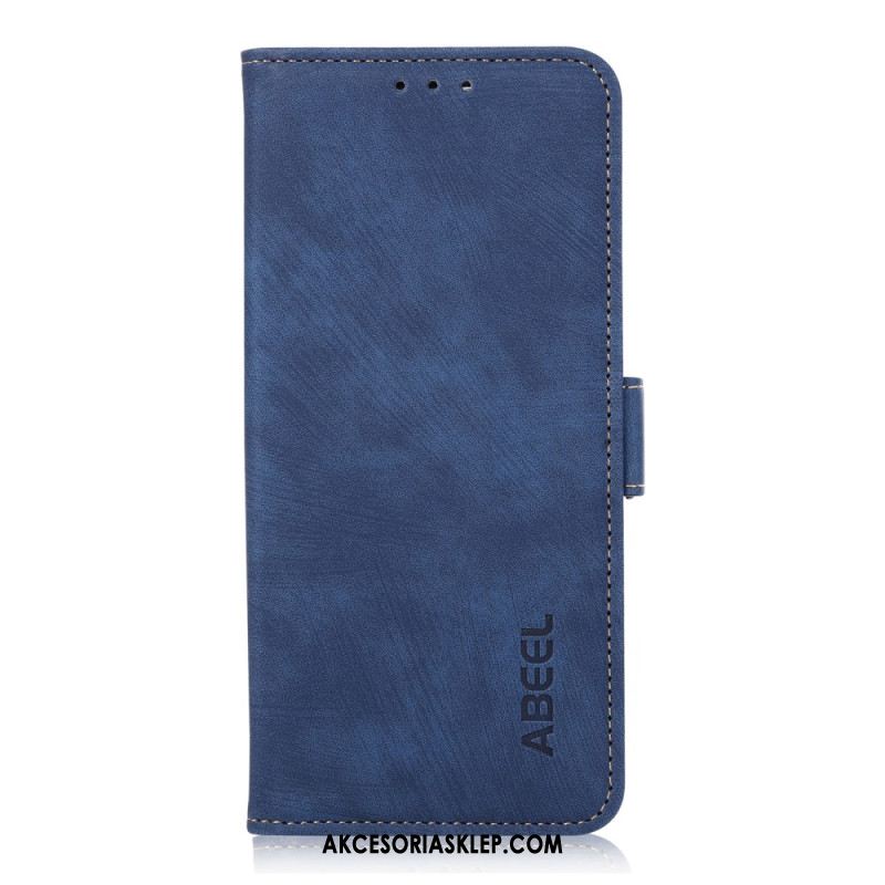 Etui Folio iPhone 16 Abeel Vintage Sztuczna Skóra