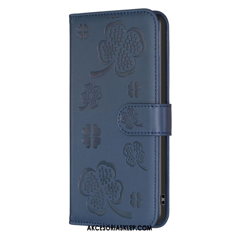 Etui Folio iPhone 16 Koniczyny Etui Ochronne