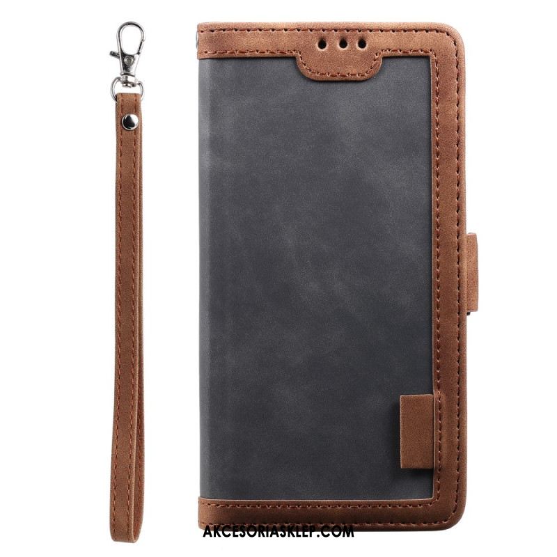 Etui Folio iPhone 16 Plus Ochrona W Stylu Vintage