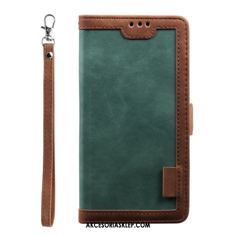 Etui Folio iPhone 16 Plus Ochrona W Stylu Vintage