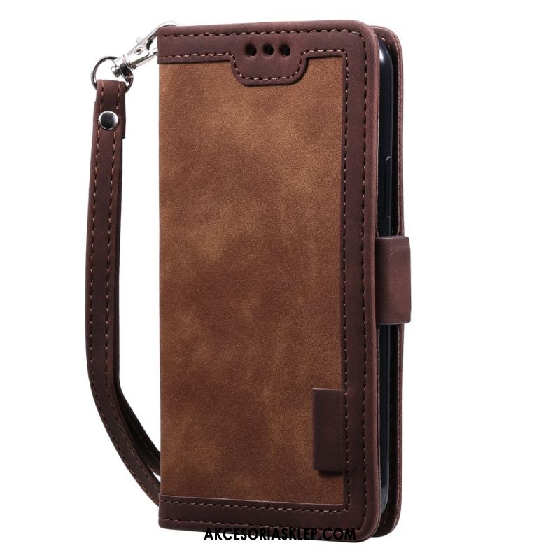 Etui Folio iPhone 16 Plus Ochrona W Stylu Vintage