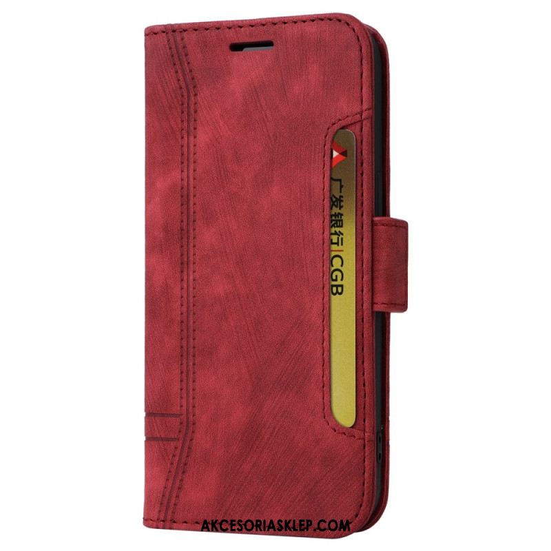 Etui Folio iPhone 16 Plus Przednie Etui Na Karty Betopnice Etui Ochronne