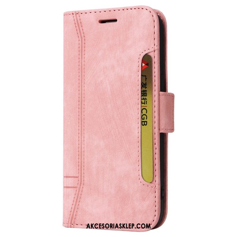 Etui Folio iPhone 16 Plus Przednie Etui Na Karty Betopnice Etui Ochronne