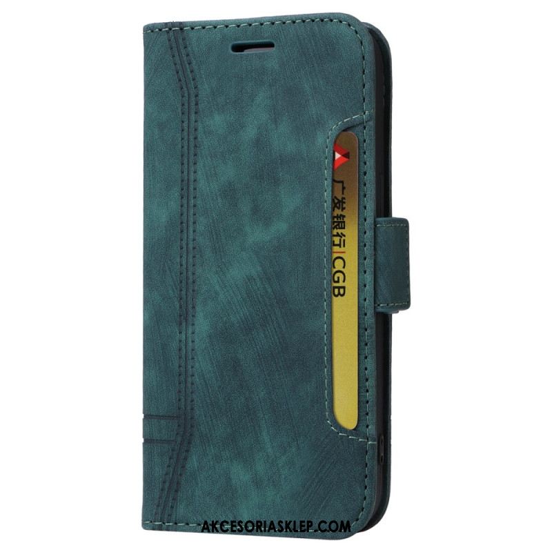 Etui Folio iPhone 16 Plus Przednie Etui Na Karty Betopnice Etui Ochronne