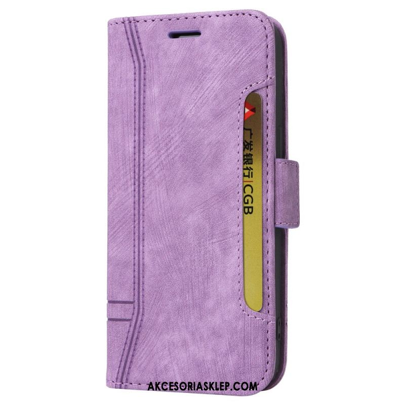 Etui Folio iPhone 16 Plus Przednie Etui Na Karty Betopnice Etui Ochronne