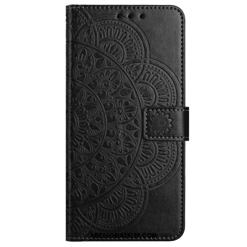 Etui Folio iPhone 16 Plus Wzór Paska Mandali