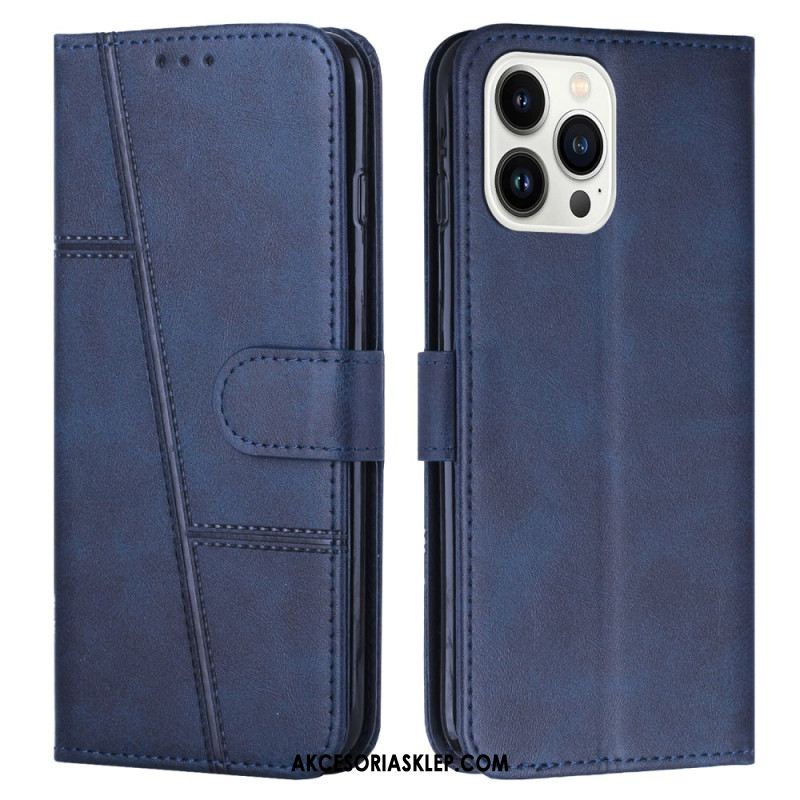 Etui Folio iPhone 16 Pro Max Biznes W Lanière Etui Ochronne