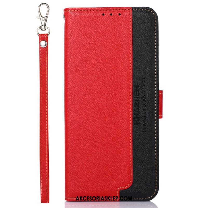 Etui Folio iPhone 16 Pro Max Dwukolorowy Khazneh