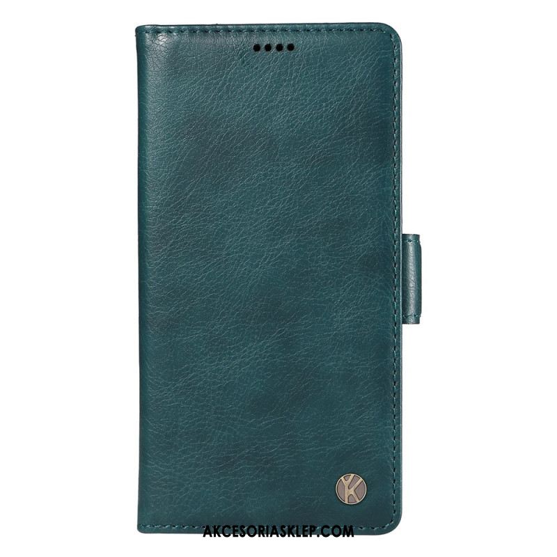 Etui Folio iPhone 16 Pro Max Vintage Yikatu Etui Ochronne