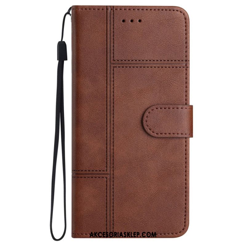 Etui Folio iPhone 16 Styl Biznesowy