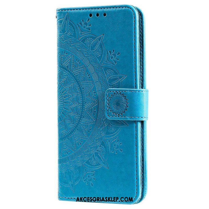 Etui Na Telefon Pokrowce do Realme C35 z Łańcuch Paskowata Mandala