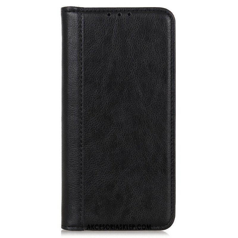 Etui Na Telefon do Honor 50 Etui Folio Elegancka Dwoina Skóry Liczi