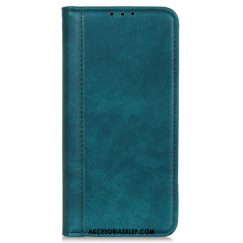 Etui Na Telefon do Honor Magic 5 Lite Etui Folio Stylowa Skóra Dwoinowa