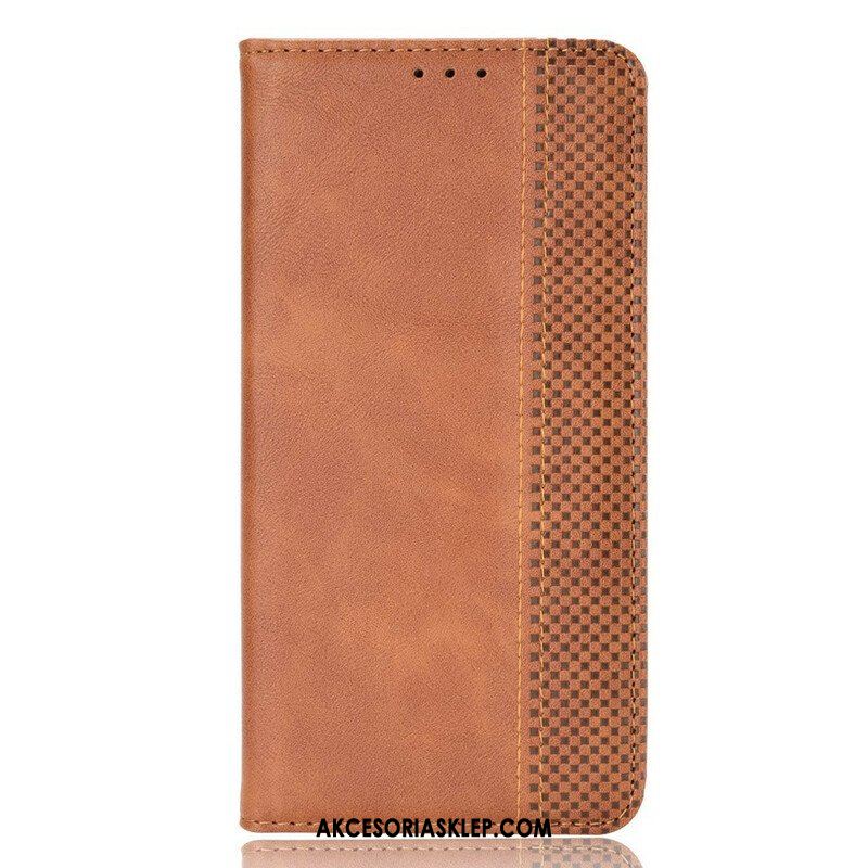 Etui Na Telefon do Oppo A16 / A16s Etui Folio Stylizowany Efekt Skóry W Stylu Vintage