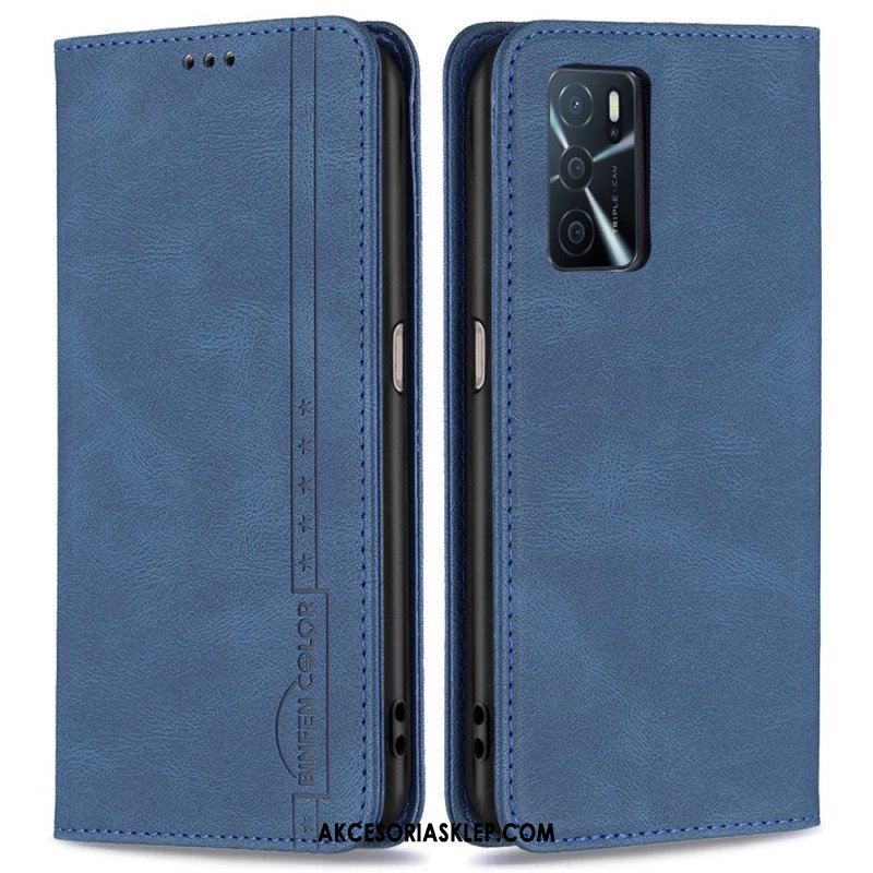 Etui Na Telefon do Oppo A16 / A16s Etui Folio Szycie Binfen Color Rfid