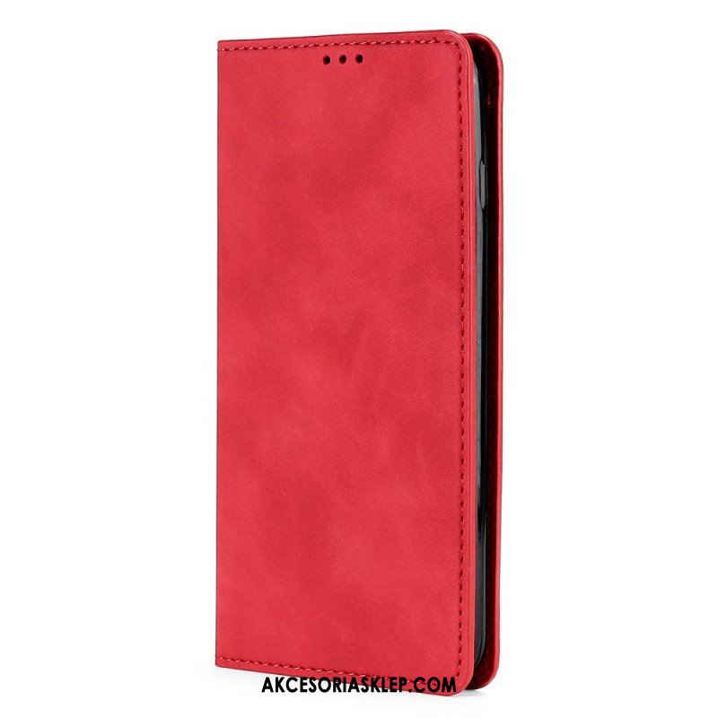 Etui Na Telefon do Poco M4 Pro 5G Etui Folio Efekt Skóry Skin-touch