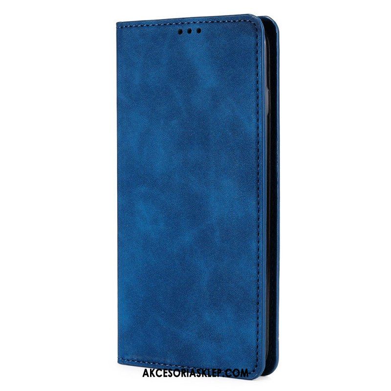 Etui Na Telefon do Poco M4 Pro 5G Etui Folio Efekt Skóry Skin-touch