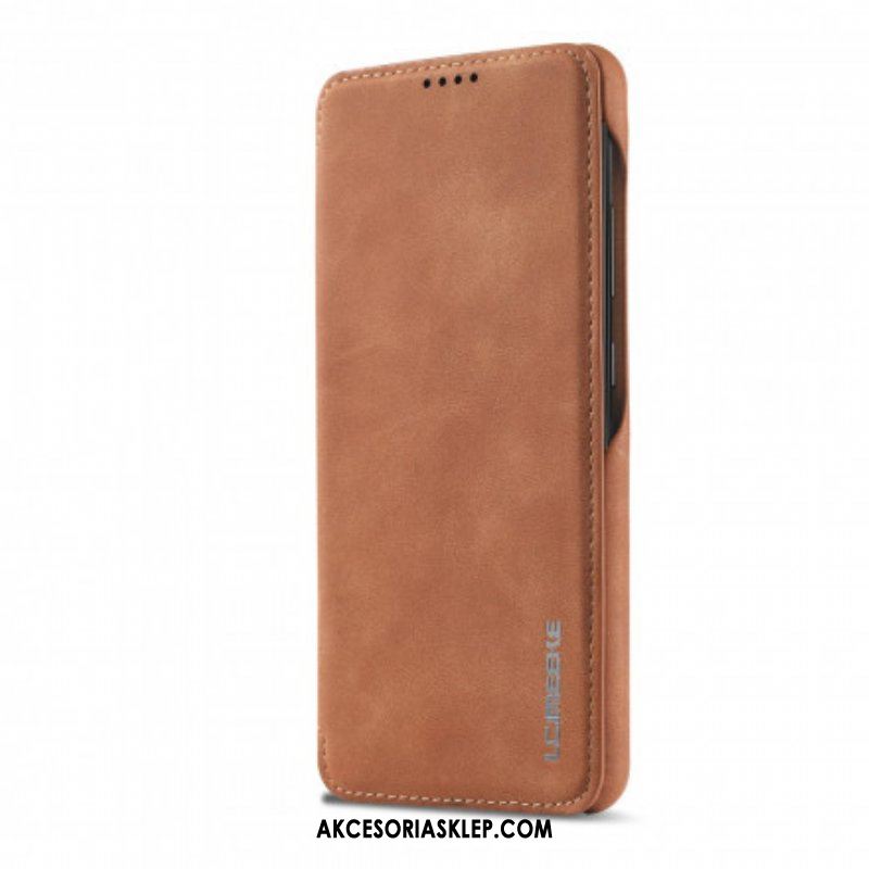 Etui Na Telefon do Samsung Galaxy A52 4G / A52 5G / A52s 5G Etui Folio Lc.imeeke Efekt Skóry