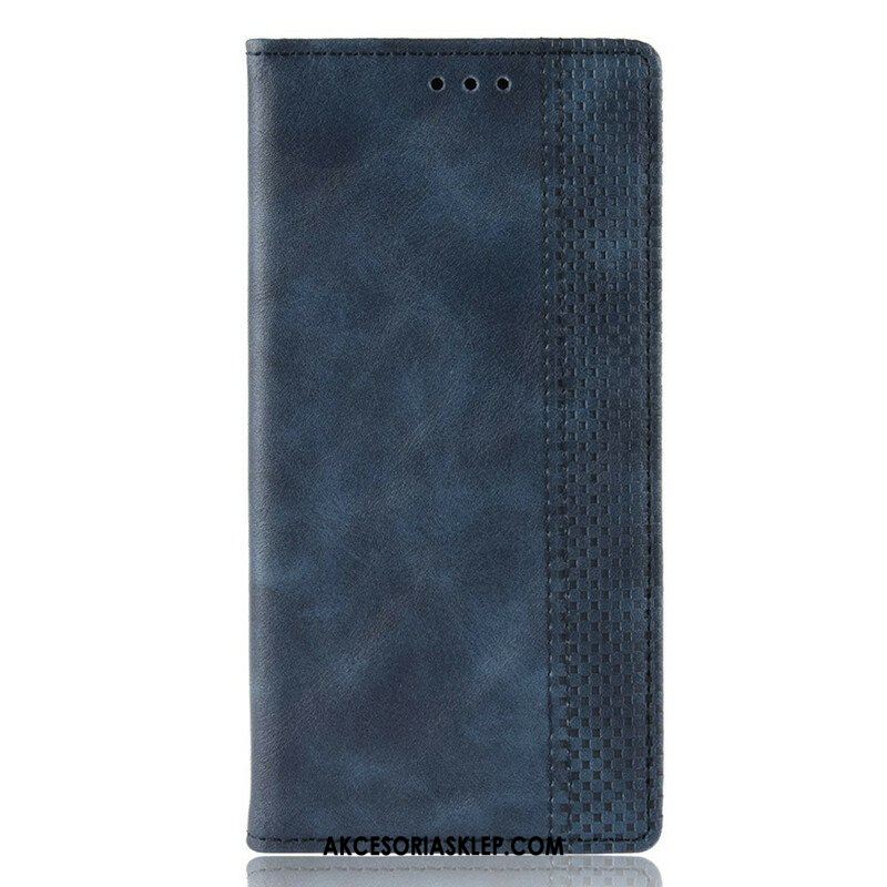 Etui Na Telefon do Samsung Galaxy M12 / A12 Etui Folio Stylizowany Efekt Skóry W Stylu Vintage