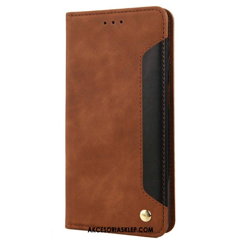 Etui Na Telefon do Samsung Galaxy M23 5G Etui Folio Podpis Dwukolorowy