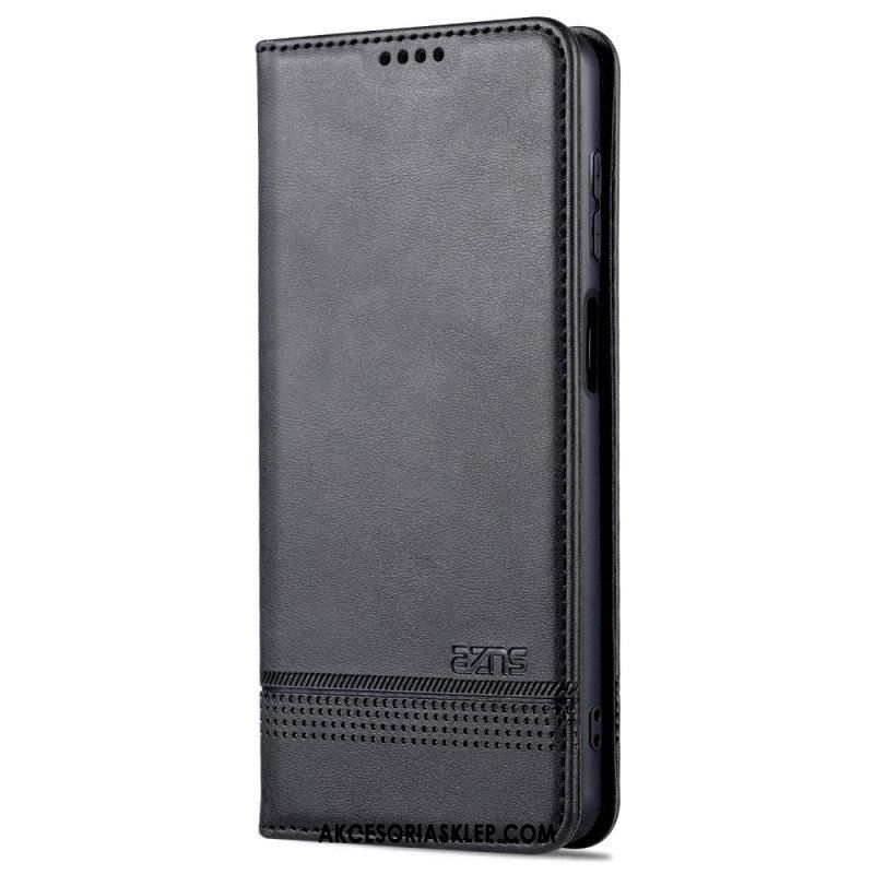 Etui Na Telefon do Samsung Galaxy M52 5G Etui Folio Efekt Skóry Azns