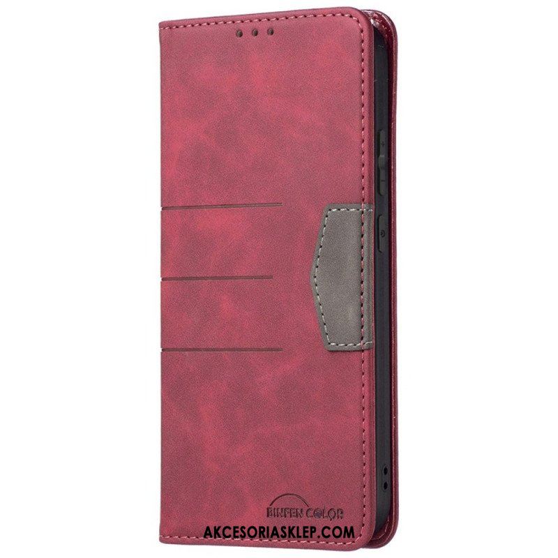 Etui Na Telefon do Samsung Galaxy M53 5G Etui Folio Kolor Binfena