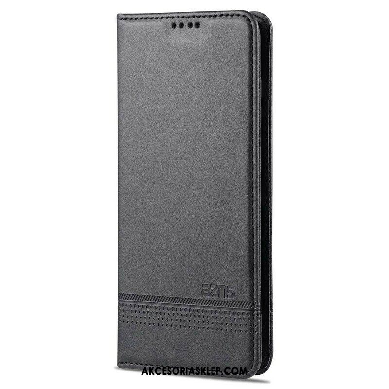 Etui Na Telefon do Samsung Galaxy S21 FE Etui Folio Stylizacja Skóry Azns