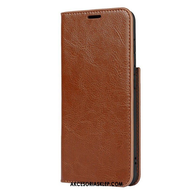 Etui Na Telefon do Samsung Galaxy S21 FE Etui Folio Sugerowane Kolory Prawdziwej Skóry