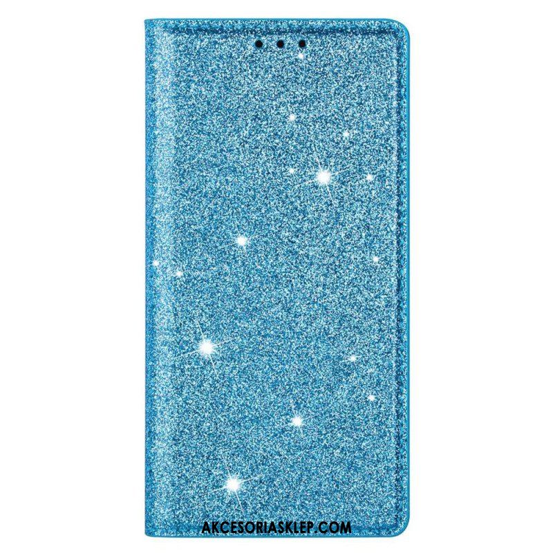 Etui Na Telefon do Samsung Galaxy S23 5G Etui Folio Cekinowy Styl