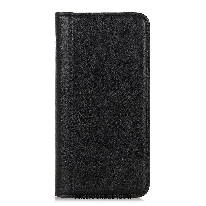 Etui Na Telefon do Samsung Galaxy S23 5G Etui Folio Dwoina Skóry