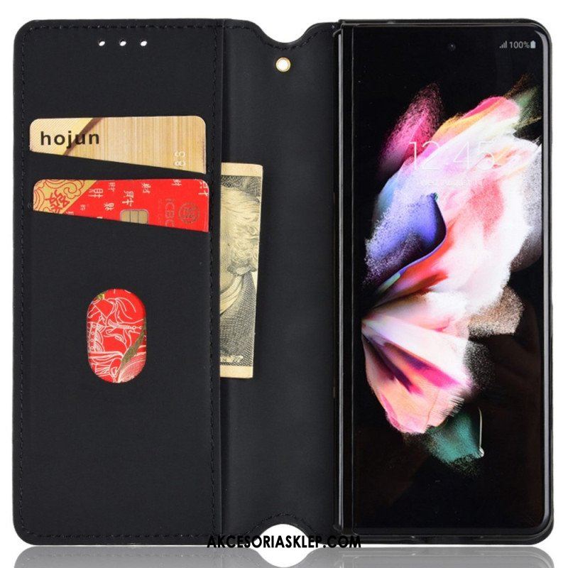 Etui Na Telefon do Samsung Galaxy Z Fold 4 Etui Folio Sześcian 3d