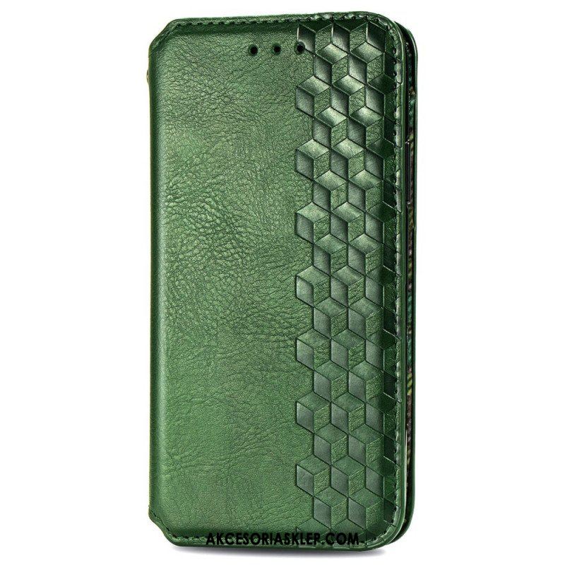 Etui Na Telefon do Xiaomi 12 / 12X Etui Folio Diamentowa Tekstura