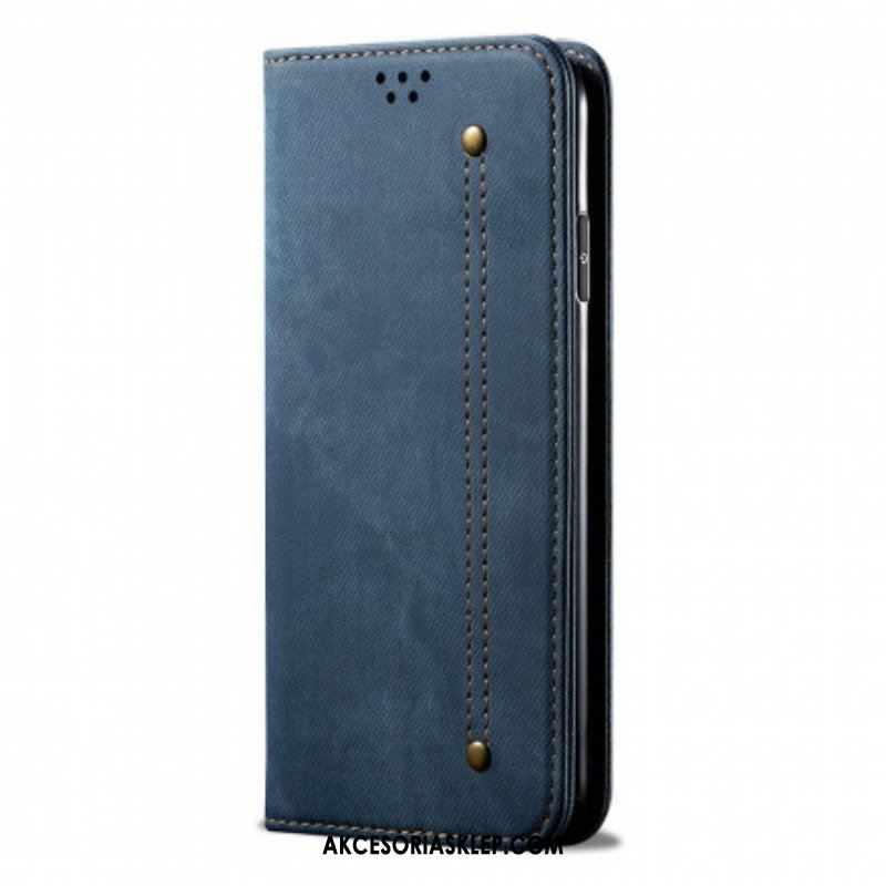 Etui Na Telefon do Xiaomi Redmi Note 10 / 10S Etui Folio Tkanina Dżinsowa